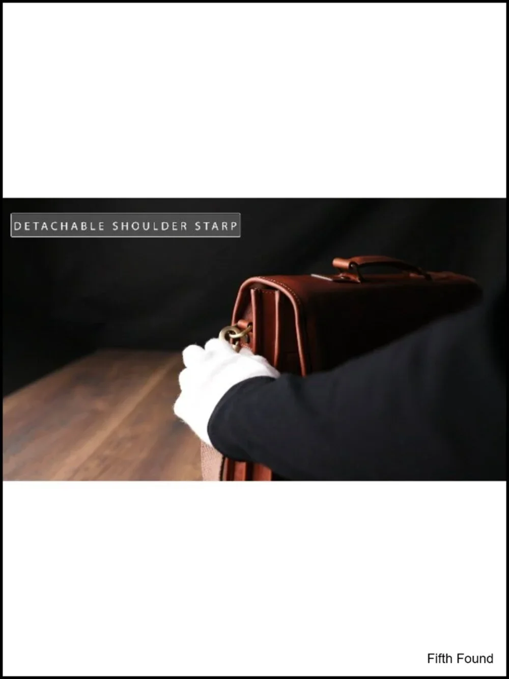 Full Grain Leather Briefcase Laptop Messenger Bag